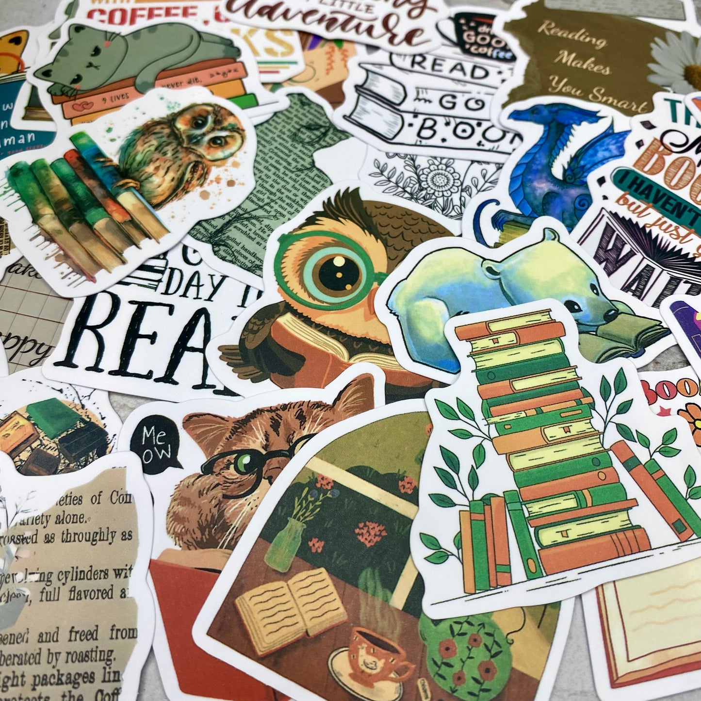 Stickers - Books / Reading