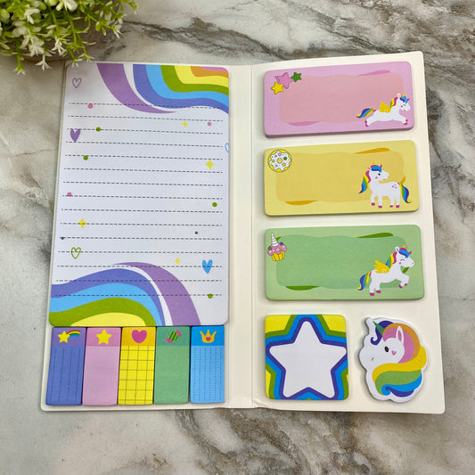 Sticky Note Booklet Set - Unicorns